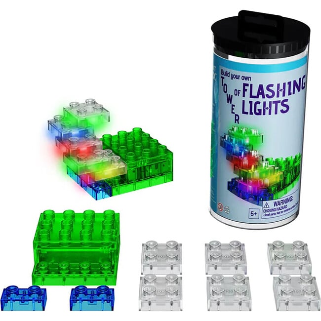 E-Blox: Circuit Blox: BYO Tower of Flashing Lights - Color-Changing LED Blocks Kit