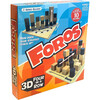 Foros: 3D Four-in-a-Row - Spatial Strategy Game, Double-Sided Wooden Board - Developmental Toys - 1 - thumbnail