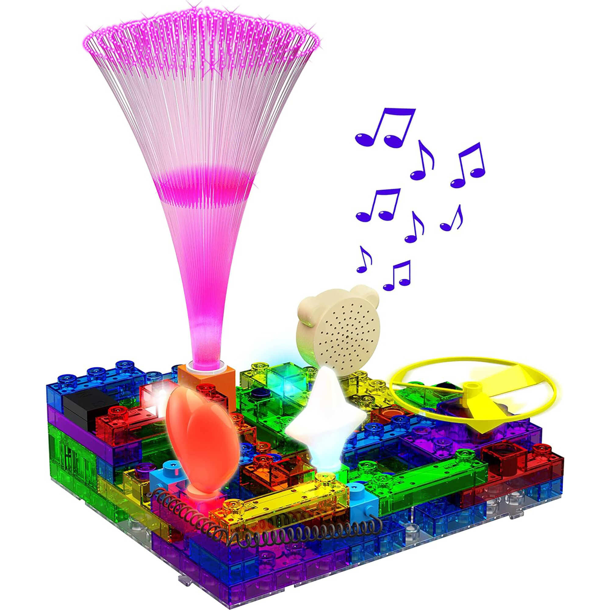 E-Blox: Circuit Blox: BYO Glowing LED FM Radio - 395 Projects - STEM Toys - 1