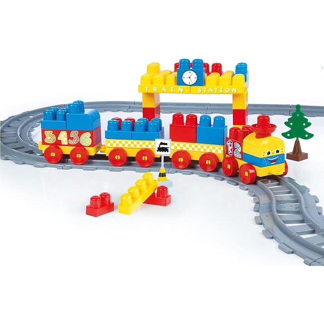 Dolu: Train Set - 89 Pcs - Blocks Assembly Station & Tracks - Transportation - 2