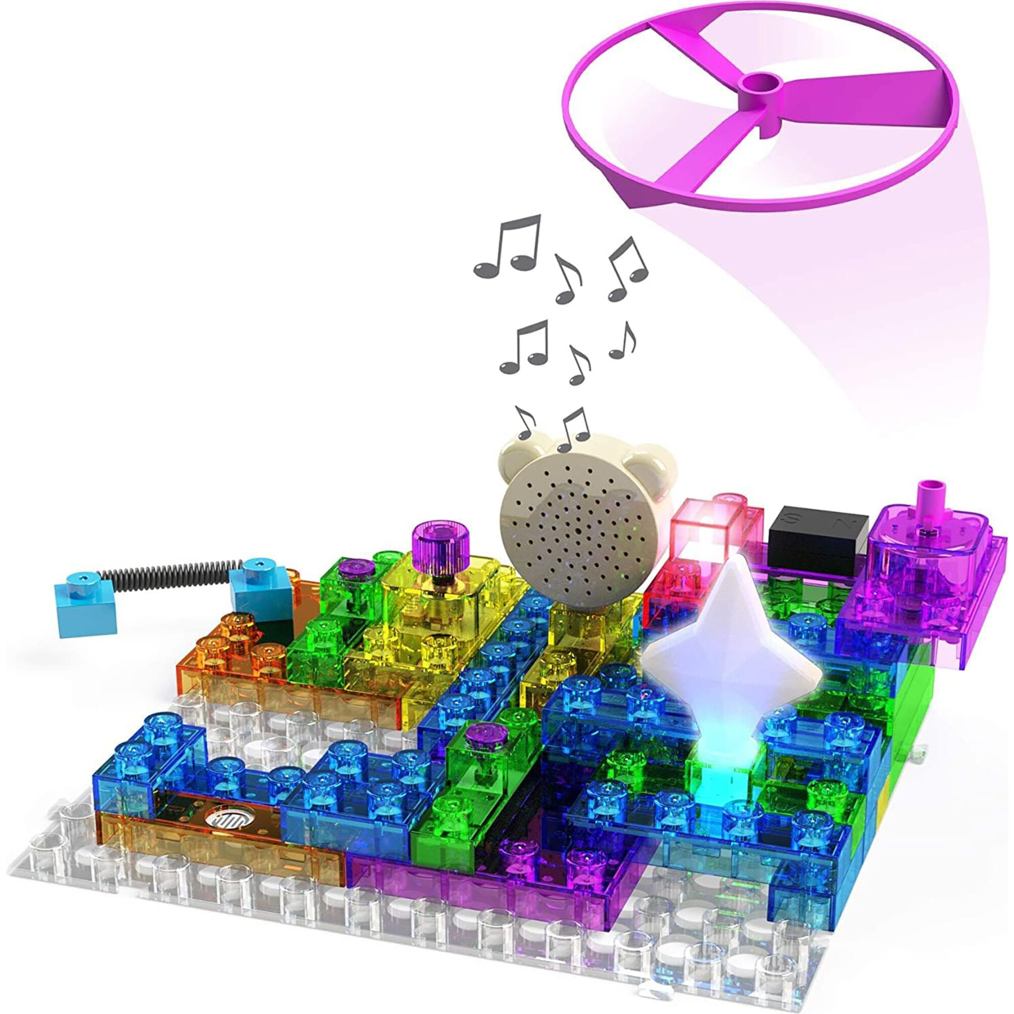 E-Blox: Circuit Blox: BYO Sound Machine & Radio - 120 Projects - STEM Toys - 1