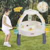 Dolu: Fun Fountain Water Table: White, Green, Yellow - Sand & Water Activity Table - Outdoor Games - 2