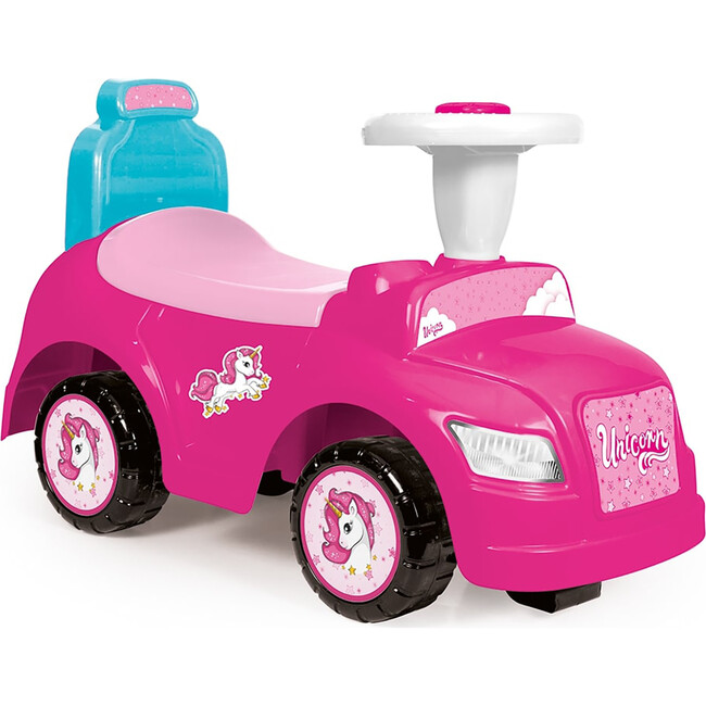 Dolu: Ride On Car: 2-In-1 Walk & Drive - Unicorn, Pink, Blue