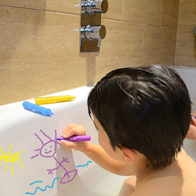 Buddy & Barney: Bath Time Crayons, Toddlers & Kids Age 3+ - Bath Toys - 2