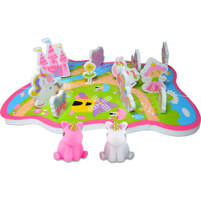 Buddy & Barney: Bath Time Unicorn World Activity Set - 27pc, Kids 3+ - Bath Toys - 3