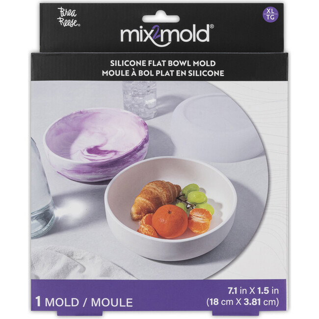 Brea Reese Mix2Mold Silicone Shallow Bowl Mold - 1pc