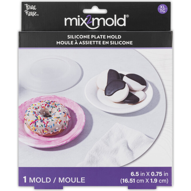 Brea Reese Mix2Mold Silicone Small Plate Mold - 1pc