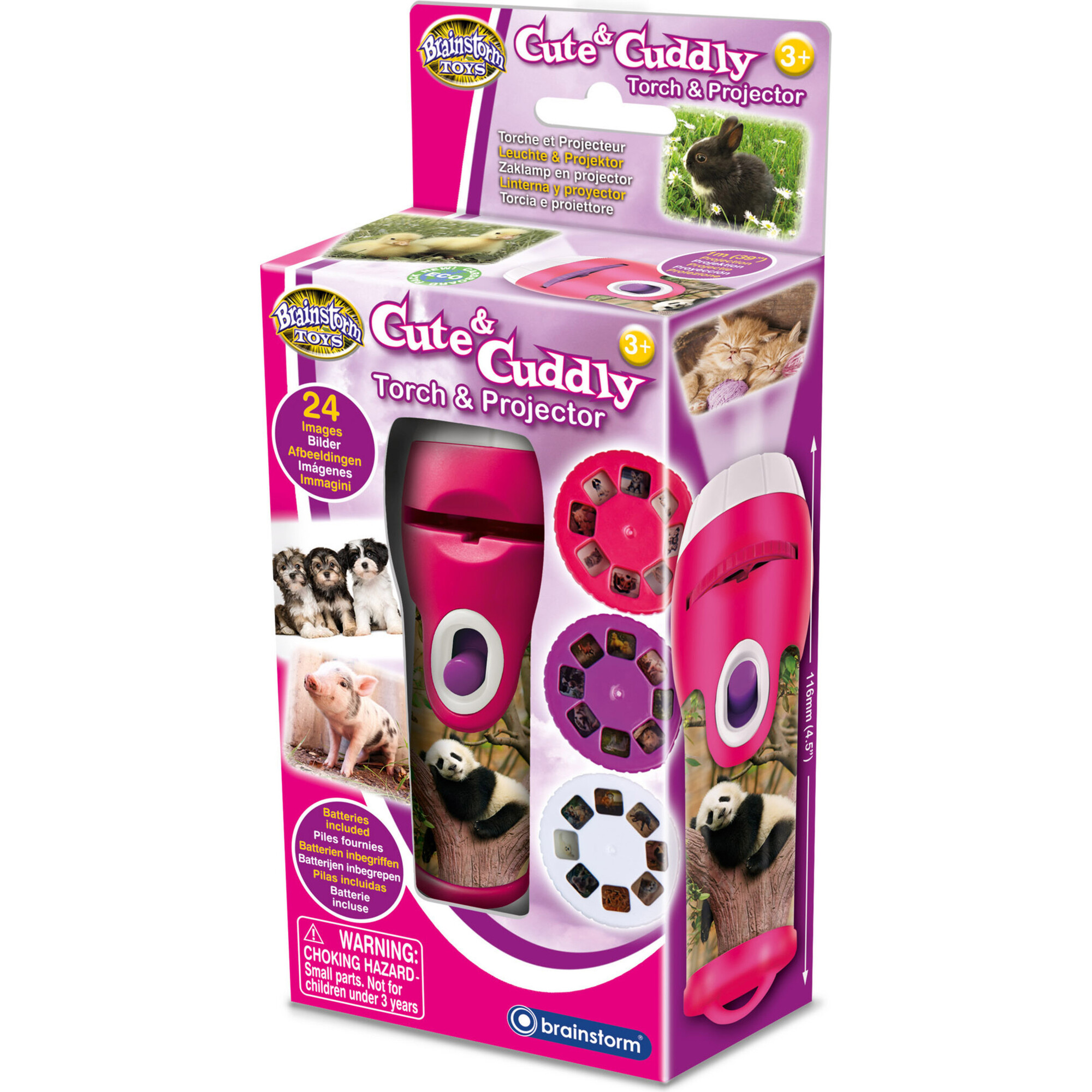 Brainstorm Toys: Cute & Cuddly Torch & Projector - Developmental Toys - 1