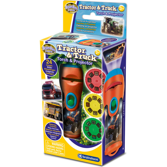 Brainstorm Toys: Tractor & Truck Torch & Projector