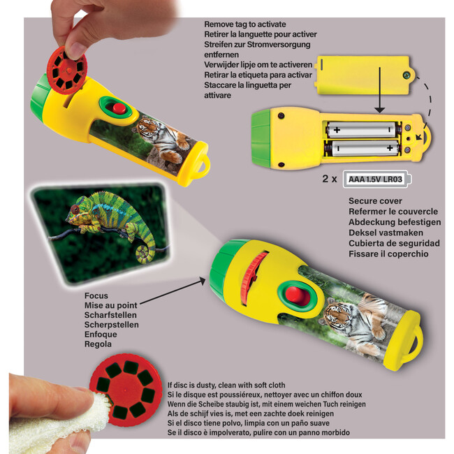 Brainstorm Toys: Animal Torch & Projector - Developmental Toys - 2