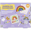 Little Yellow Bicycle: 5-In-1 Rainbow Craft Kit - Multi-Project Colorful-Themed DIY Craft Set - Arts & Crafts - 3