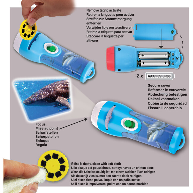 Brainstorm Toys: Shark Torch & Projector - Developmental Toys - 2