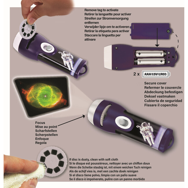 Brainstorm Toys: Space Torch & Projector - Developmental Toys - 2