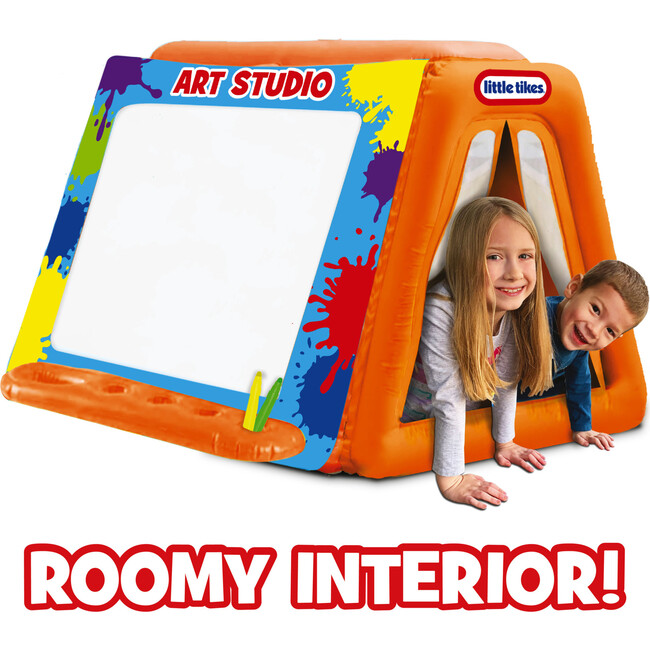 Little Tikes: 2-In-1 Art Easel Tent - Washable Giant Art Board - Developmental Toys - 2