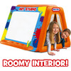 Little Tikes: 2-In-1 Art Easel Tent - Washable Giant Art Board - Developmental Toys - 2