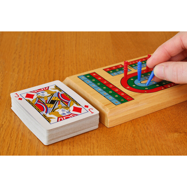 Player's Choice: 3 Track Cribbage Board - Wooden Strategy Game Set, Ages 8+, 2-4 Players - Games - 3