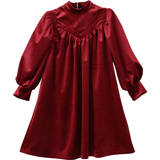 Rachel Dress, Ruby-Red Velvet