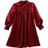 Rachel Dress, Ruby-Red Velvet - Dresses - 1 - thumbnail