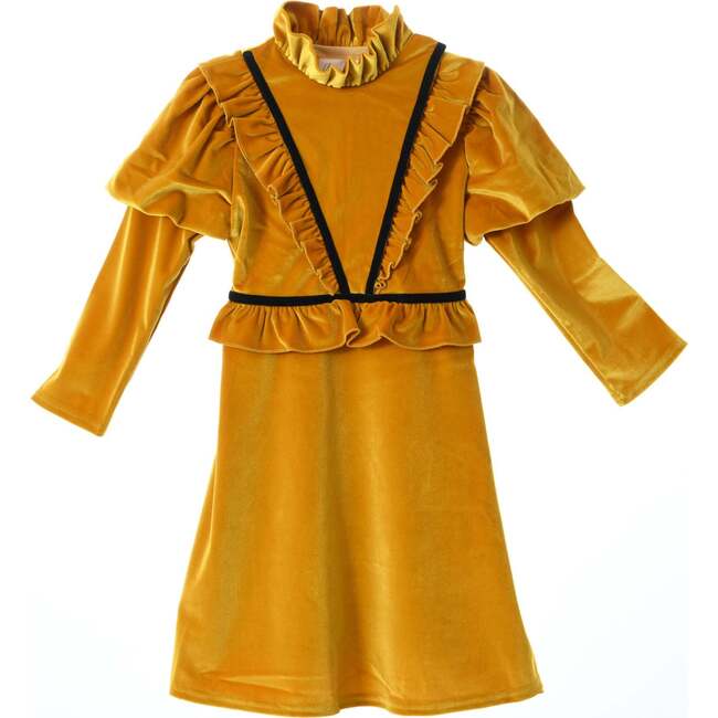 Mira Dress, Gold