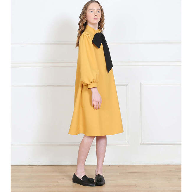 Megan Dress, Mustard - Dresses - 3