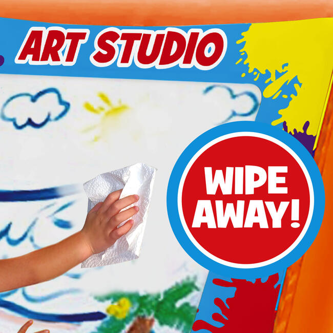 Little Tikes: 2-In-1 Art Easel Tent - Washable Giant Art Board - Developmental Toys - 5