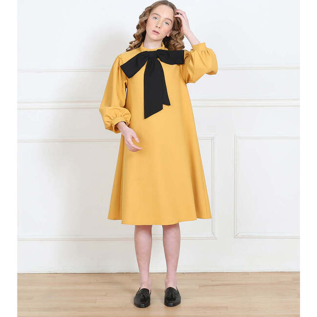 Megan Dress, Mustard - Dresses - 4