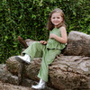 Green Velvet Pants - Pants - 3