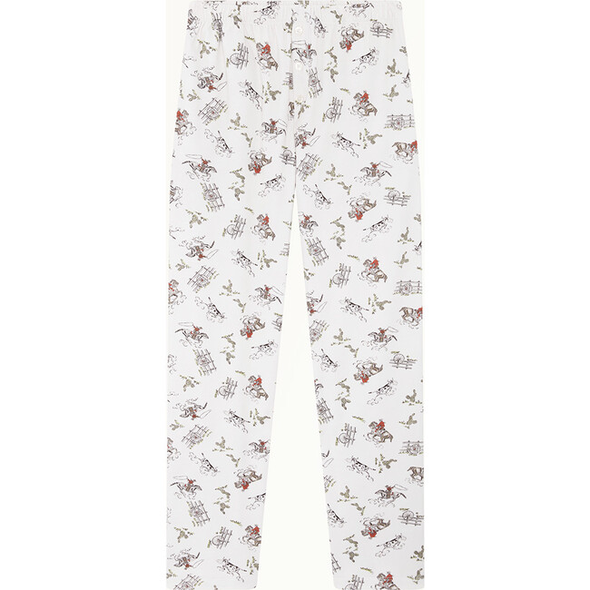 Women's Cowboy Pajamas, Cream - Pajamas - 3