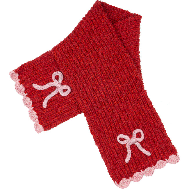 Bow Scarf, Red