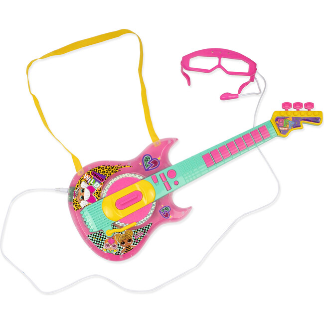 Lol Surprise: Superstar Guitar Set - Pink, Teal, Yellow - Lights & Sounds - Musical - 1