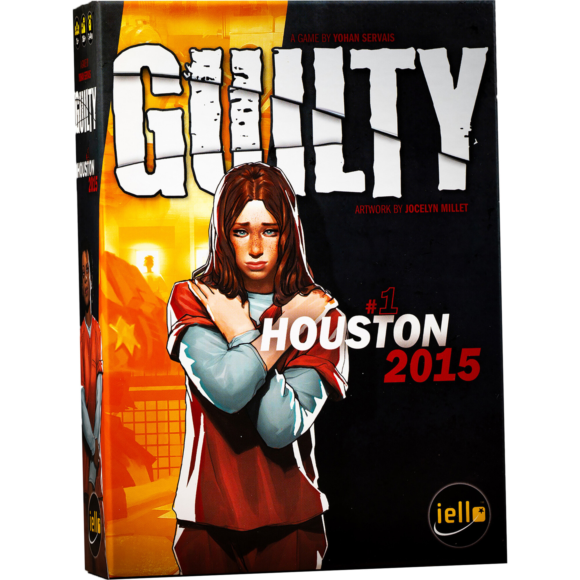 IELLO: Guilty: Houston 2015 - Cooperative Board Game, Ages 18+, 1-99 Players - Developmental Toys - 1