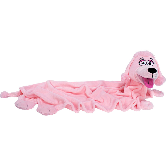 Cuddleuppets: Poodle - Pink - 2-In-1: Plush Puppet & Blanket