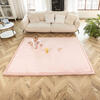 Hakuna Matte: Coral Velvet Baby Playmat: Pink - 60x80" - Playmats - 3