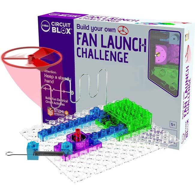 E-Blox: Circuit Blox: BYO Fan Launch Challenge - Wire Maze