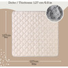 Hakuna Matte: Quilted Playmat: Beige - 50" Square - Playmats - 5