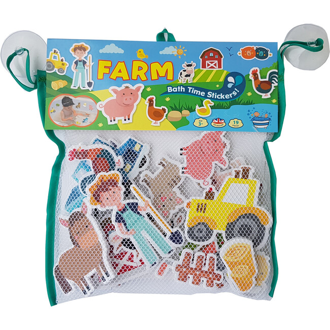 Buddy & Barney: Farm Bath Time Stickers, Kids Age 3+ - Bath Toys - 3