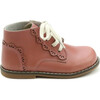 Junie Lace Up Boot, Rose - Boots - 3