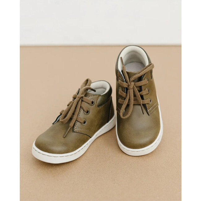 Ian Mid-Top Sneaker, Olive - Sneakers - 2