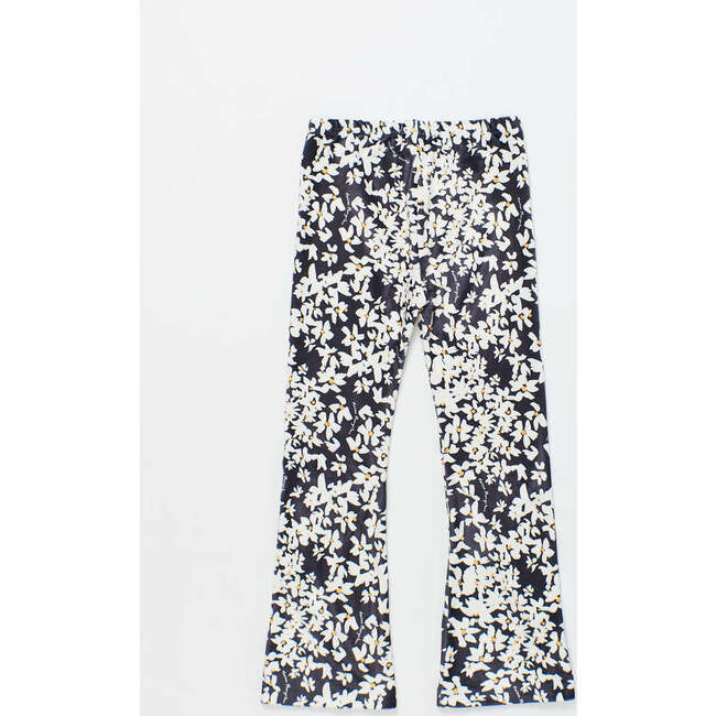 Daisy Flared Legging, Navy - Leggings - 3