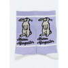 Rabbit Logo Short Sock, Lilac - Socks - 2