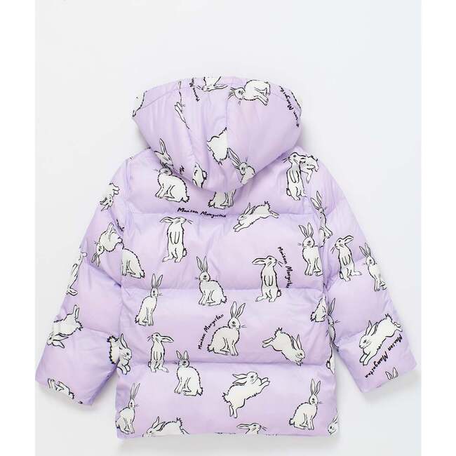 Rabbit Padded Parka, Lilac - Jackets - 3