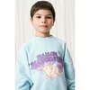 Flying Pig Sweatshirt, Light Blue - Sweatshirts - 4