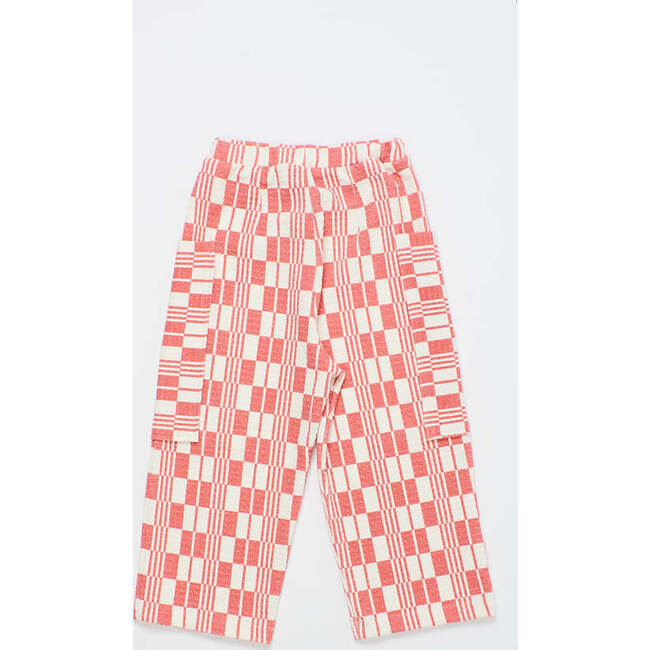 Blanket Trousers, Red/White - Pants - 4