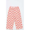 Blanket Trousers, Red/White - Pants - 4