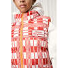 Blanket Padded Vest, Red/White - Vests - 4