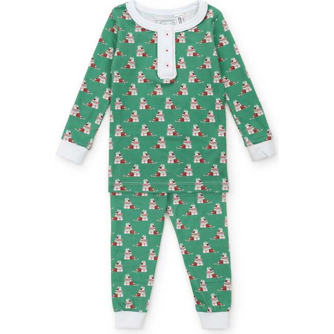 Alden Girls' Pajama Pant Set, Santa's Helper