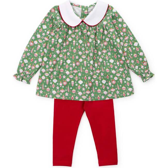 Morgan Set Girls' Legging Set, Retro Ornaments - Mixed Apparel Set - 1