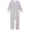 Parker Zipper Footie Pajama, Christmas Tree Bright - Footie Pajamas - 1 - thumbnail