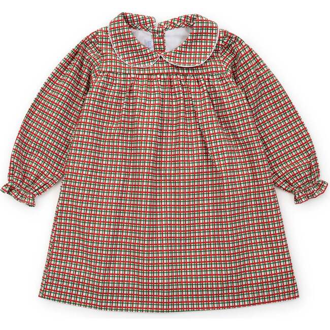 Grace Girls' Woven Dress, Holiday Plaid