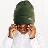 Custom Embroidered Beanie, Forest Green - Hats - 2